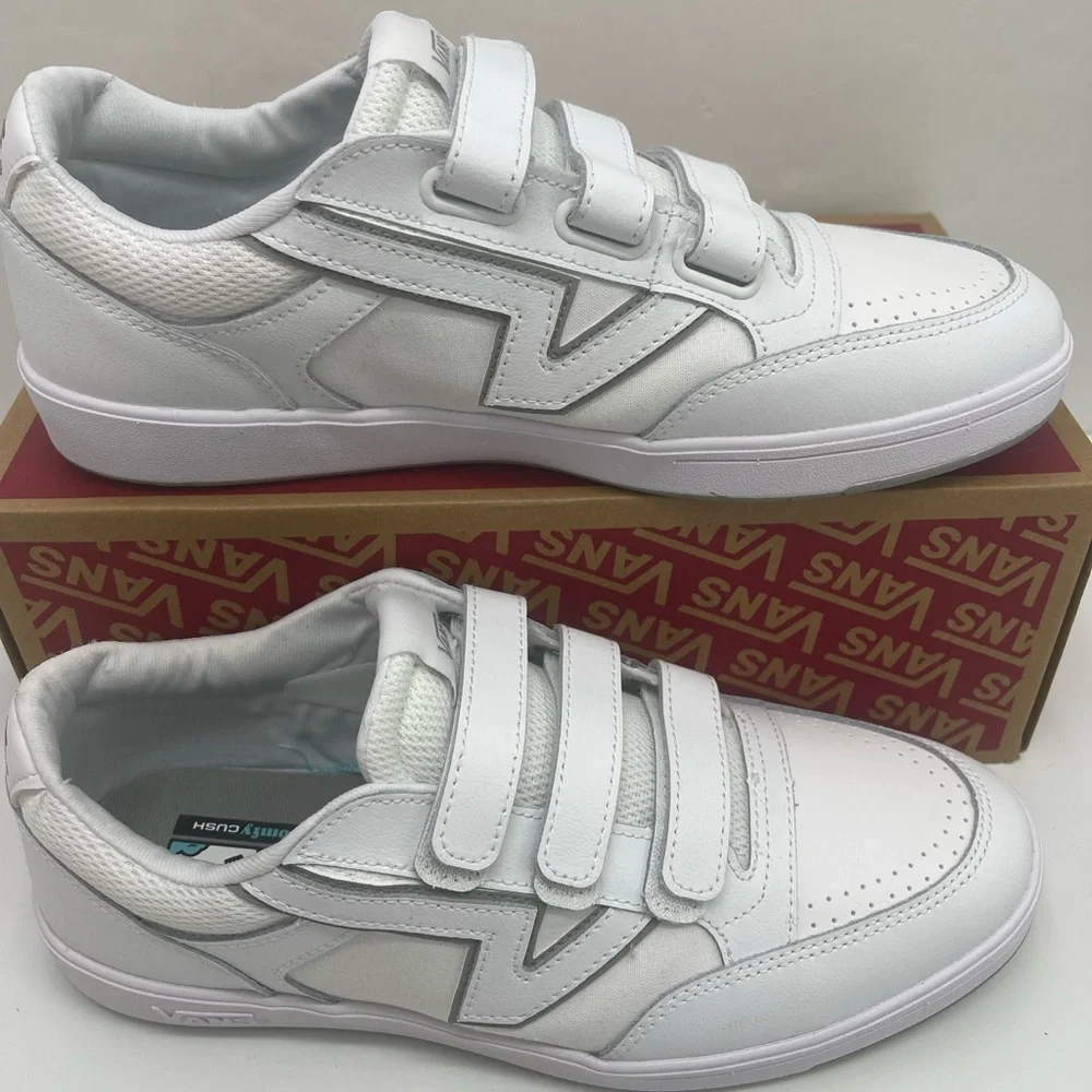 Vans Men’s Lowland Cc Velcro 
Sport True White/Drizzle Sneakers 
VN000CRJXP3 - Picture 2 of 16